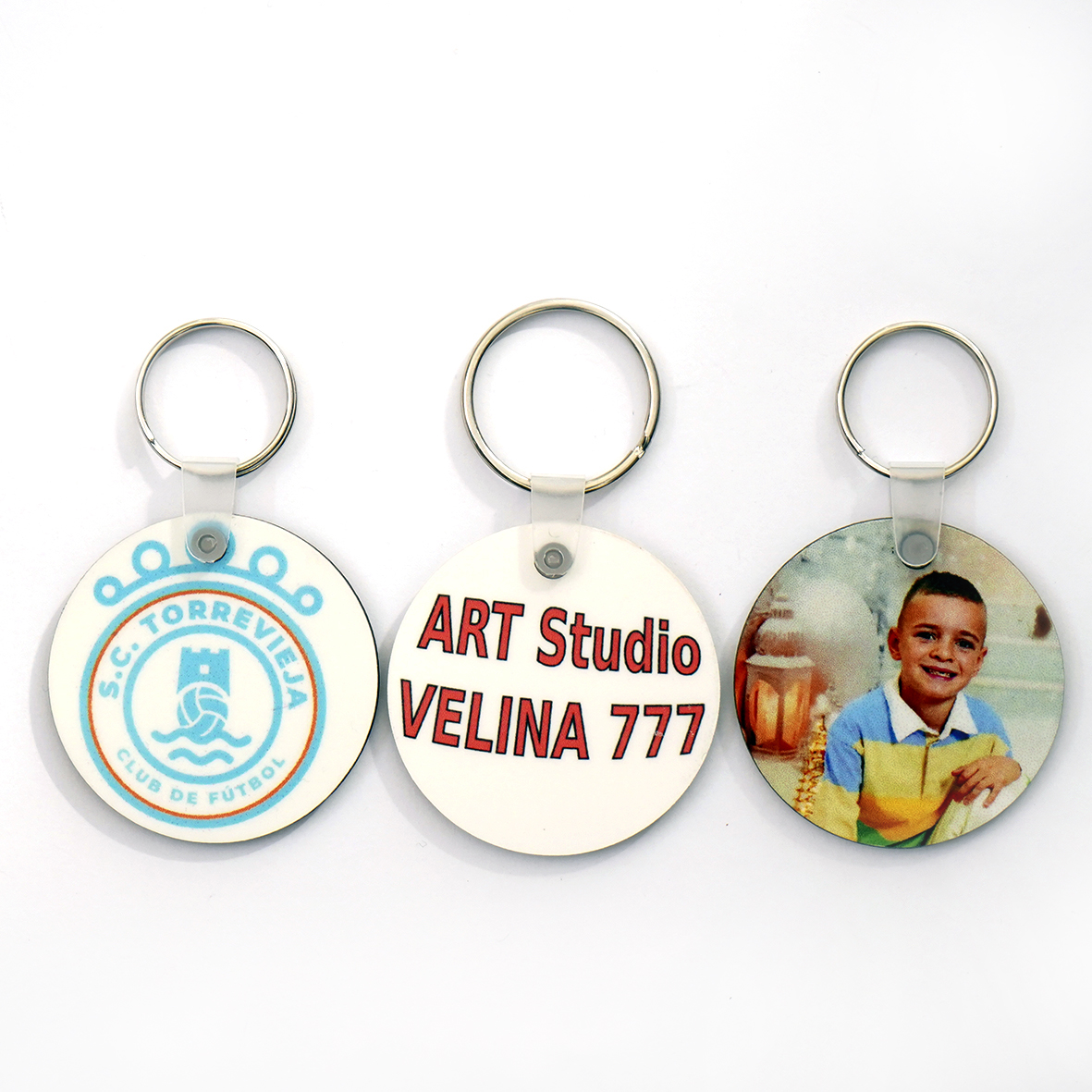 Llaveros de madera personalizados de doble cara con logotipo,texto o foto (3)