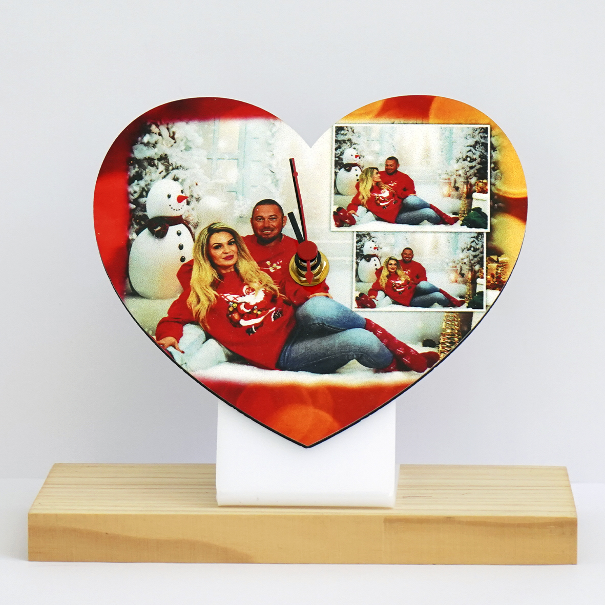 Reloj de escritorio de madera personalizado(o de pared) (1)